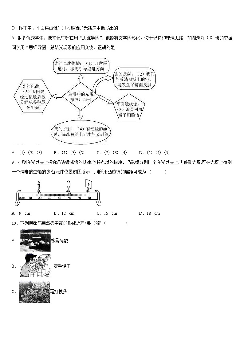 2023-2024学年北京丰台物理八年级第一学期期末学业质量监测模拟试题含答案03