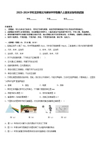 2023-2024学年北京密云冯家峪中学物理八上期末达标检测试题含答案