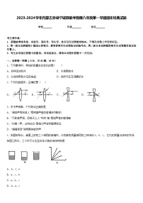 2023-2024学年内蒙古赤峰宁城县联考物理八年级第一学期期末经典试题含答案