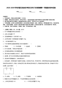 2023-2024学年内蒙古自治区呼伦贝尔市八年级物理第一学期期末统考试题含答案