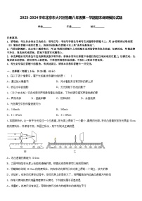 2023-2024学年北京市大兴区物理八年级第一学期期末调研模拟试题含答案