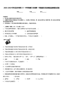 2023-2024学年北京市第三十一中学物理八年级第一学期期末质量跟踪监视模拟试题含答案