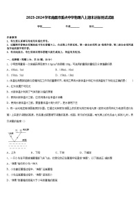 2023-2024学年南昌市重点中学物理八上期末达标测试试题含答案