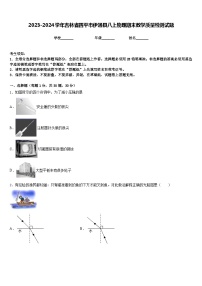 2023-2024学年吉林省四平市伊通县八上物理期末教学质量检测试题含答案