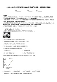 2023-2024学年四川省什邡市城南学校物理八年级第一学期期末检测试题含答案