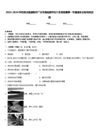 2023-2024学年四川省德阳市广汉市西高镇学校八年级物理第一学期期末达标检测试题含答案