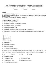 2023-2024学年四川省广安市华蓥市第一中学物理八上期末监测模拟试题含答案