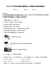 2023-2024学年四川省眉山洪雅县联考八上物理期末质量跟踪监视试题含答案