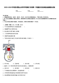 2023-2024学年四川营山小桥中学物理八年级第一学期期末质量跟踪监视模拟试题含答案