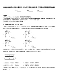 2023-2024学年天津市南开区一零九中学物理八年级第一学期期末达标检测模拟试题含答案