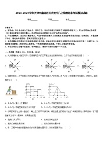 2023-2024学年天津市南开区天大附中八上物理期末考试模拟试题含答案