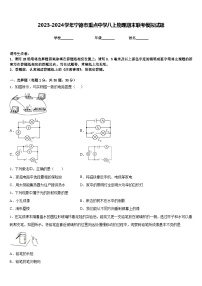 2023-2024学年宁德市重点中学八上物理期末联考模拟试题含答案