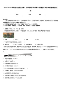 2023-2024学年四川省宜宾市第二中学物理八年级第一学期期末学业水平测试模拟试题含答案