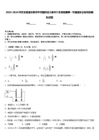 2023-2024学年安徽省合肥市中学国科技大附中八年级物理第一学期期末达标检测模拟试题含答案