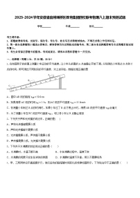 2023-2024学年安徽省宿州埇桥区教育集团四校联考物理八上期末预测试题含答案