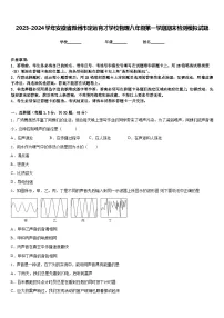2023-2024学年安徽省滁州市定远育才学校物理八年级第一学期期末检测模拟试题含答案