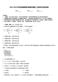 2023-2024学年安徽省阜阳市颍州区物理八上期末综合测试试题含答案