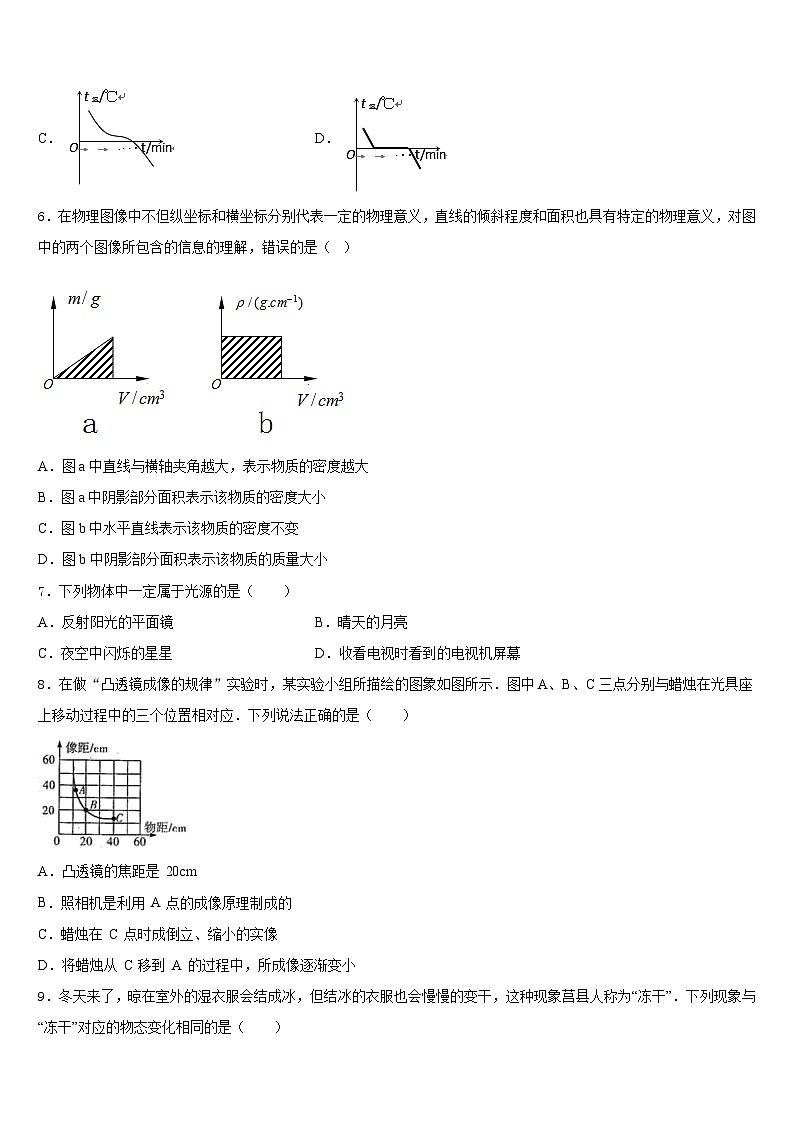 2023-2024学年安徽省来安县物理八上期末质量检测模拟试题含答案第2页