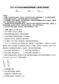 2023-2024学年山东省德州夏津县物理八上期末复习检测试题含答案