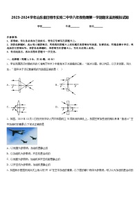 2023-2024学年山东省日照市实验二中学八年级物理第一学期期末监测模拟试题含答案