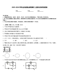 2023-2024学年山东省微山县物理八上期末达标检测试题含答案