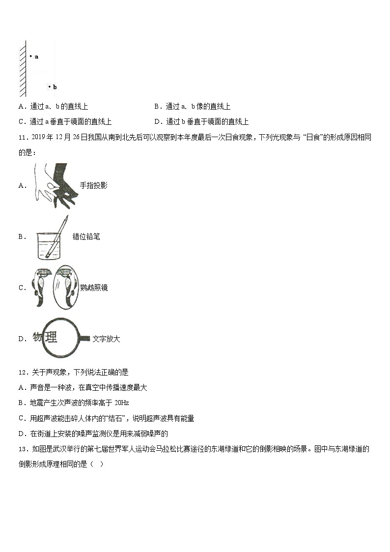 2023-2024学年山东省滨州市六校八上物理期末质量跟踪监视试题含答案第3页