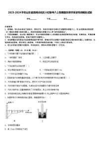 2023-2024学年山东省滨州沾化区六校联考八上物理期末教学质量检测模拟试题含答案