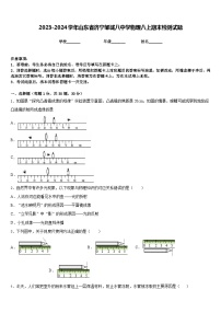 2023-2024学年山东省济宁邹城八中学物理八上期末检测试题含答案