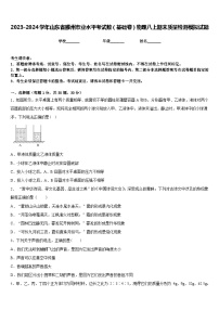 2023-2024学年山东省滕州市业水平考试数（基础卷）物理八上期末质量检测模拟试题含答案