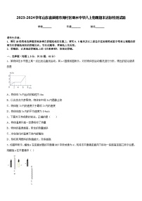 2023-2024学年山东省淄博市周村区萌水中学八上物理期末达标检测试题含答案