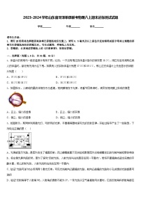 2023-2024学年山东省菏泽单县联考物理八上期末达标测试试题含答案