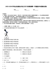 2023-2024学年山东省烟台市龙口市八年级物理第一学期期末考试模拟试题含答案