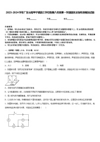 2023-2024学年广东汕尾甲子镇瀛江学校物理八年级第一学期期末达标检测模拟试题含答案