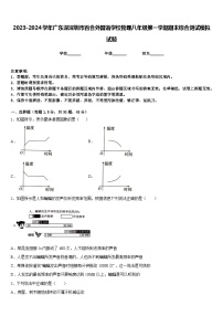 2023-2024学年广东深深圳市百合外国语学校物理八年级第一学期期末综合测试模拟试题含答案