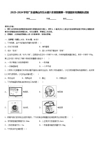 2023-2024学年广东省佛山市乐从镇八年级物理第一学期期末经典模拟试题含答案