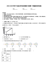 2023-2024学年广东省云浮市名校物理八年级第一学期期末统考试题含答案