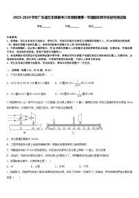 2023-2024学年广东省五华县联考八年级物理第一学期期末教学质量检测试题含答案