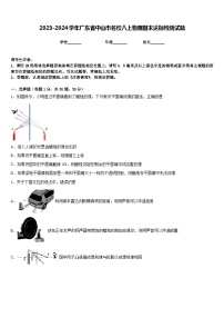 2023-2024学年广东省中山市名校八上物理期末达标检测试题含答案