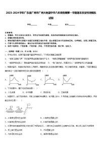 2023-2024学年广东省广州市广州大附属中学八年级物理第一学期期末质量检测模拟试题含答案