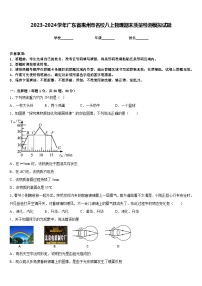 2023-2024学年广东省惠州市名校八上物理期末质量检测模拟试题含答案