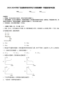 2023-2024学年广东省惠州市英华学校八年级物理第一学期期末联考试题含答案