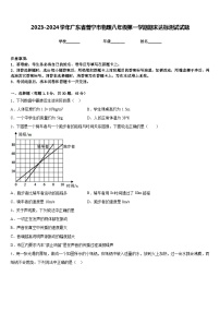 2023-2024学年广东省普宁市物理八年级第一学期期末达标测试试题含答案