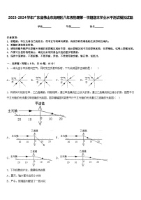 2023-2024学年广东省佛山市高明区八年级物理第一学期期末学业水平测试模拟试题含答案