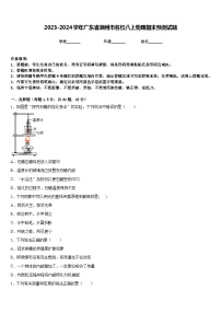 2023-2024学年广东省潮州市名校八上物理期末预测试题含答案