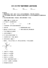 2023-2024学年广西昭平县物理八上期末考试试题含答案