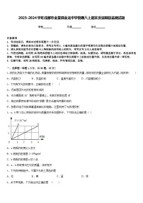 2023-2024学年成都市金堂县金龙中学物理八上期末质量跟踪监视试题含答案