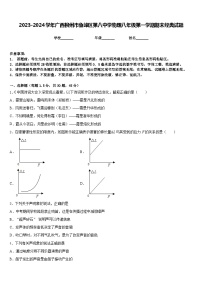 2023-2024学年广西柳州市鱼峰区第八中学物理八年级第一学期期末经典试题含答案