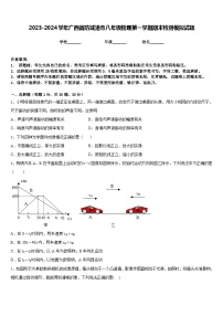 2023-2024学年广西省防城港市八年级物理第一学期期末检测模拟试题含答案