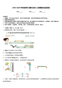 2023-2024学年扬州市江都区实验八上物理期末监测试题含答案