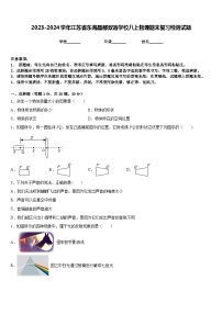 2023-2024学年江苏省东海晶都双语学校八上物理期末复习检测试题含答案